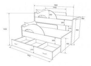 Кровать выкатная с ящиком Матрёшка в Тюмени - tumen.ok-mebel.com | фото 8