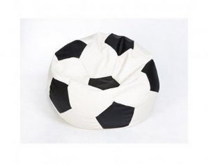 Кресло-мешок Мяч малый бело-черное в Тюмени - tumen.ok-mebel.com | фото 1