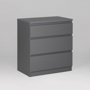 2.03.02.060.4 КАСТОР комод 3 ящика RU серый в Тюмени - tumen.ok-mebel.com | фото