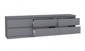 2.03.03.110.4 КАСТОР тумба 6 ящиков RU серая в Тюмени - tumen.ok-mebel.com | фото 3