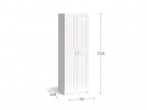 2.06.01.030.4 МАКС шкаф 2 двери 75х61х233 серый RU в Тюмени - tumen.ok-mebel.com | фото 4