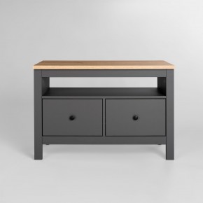 2.08.03.080.15 САГА тумба 2 ящика серая/ясень RU в Тюмени - tumen.ok-mebel.com | фото 2