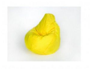 Кресло-мешок Груша малое желтое в Тюмени - tumen.ok-mebel.com | фото 1