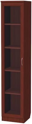 Шкаф для книг узкий арт. 216 в Тюмени - tumen.ok-mebel.com | фото 2