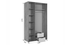 АДАМ К2 Спальный гарнитур (графит) в Тюмени - tumen.ok-mebel.com | фото 4