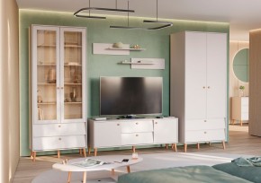 АФИНА Гостиная (модульная) кашемир серый в Тюмени - tumen.ok-mebel.com | фото