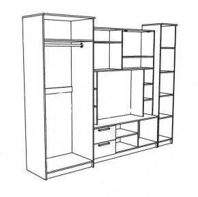 АЛЕКСАНДРА 10 Стенка в Тюмени - tumen.ok-mebel.com | фото 4