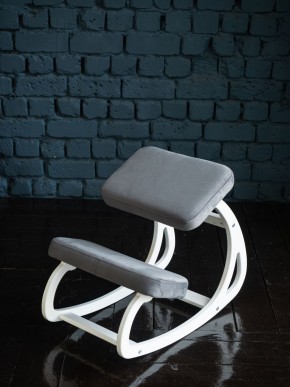 Балансирующий коленный стул Конёк Горбунёк (Белый) в Тюмени - tumen.ok-mebel.com | фото 3