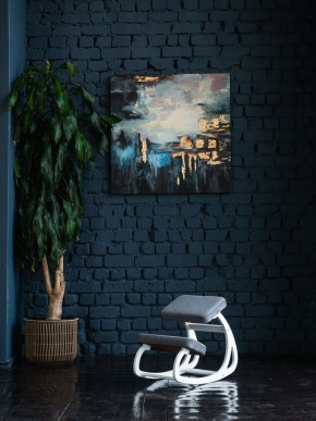 Балансирующий коленный стул Конёк Горбунёк (Белый) в Тюмени - tumen.ok-mebel.com | фото 4