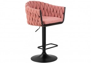 Барный стул 9690-LM Leon розовый / черный в Тюмени - tumen.ok-mebel.com | фото 3