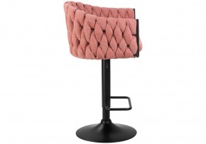 Барный стул 9690-LM Leon розовый / черный в Тюмени - tumen.ok-mebel.com | фото 4