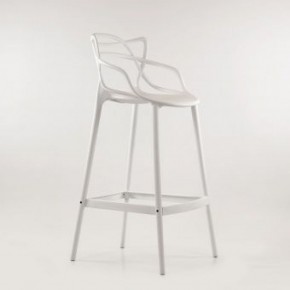 Барный стул Barneo N-235 Masters, белый, design Phillip Stark в Тюмени - tumen.ok-mebel.com | фото 5