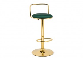 Барный стул Lusia green / gold в Тюмени - tumen.ok-mebel.com | фото 1