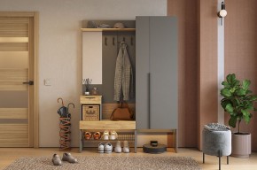 БАСКО Прихожая К2 (графит) в Тюмени - tumen.ok-mebel.com | фото