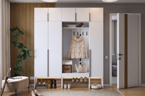 БАСКО Прихожая К7 (белое дерево) в Тюмени - tumen.ok-mebel.com | фото 13