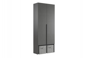 БАСКО Прихожая К7 (графит) в Тюмени - tumen.ok-mebel.com | фото 4