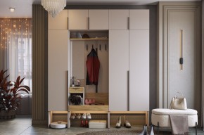 БАСКО Прихожая К7 (кашемир) в Тюмени - tumen.ok-mebel.com | фото 13