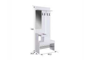 БАСКО Прихожая К7 (кашемир) в Тюмени - tumen.ok-mebel.com | фото 3