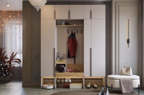 БАСКО Прихожая К9 (кашемир) в Тюмени - tumen.ok-mebel.com | фото 2
