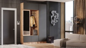 БАВАРИЯ Прихожая (дуб вотан/графит) в Тюмени - tumen.ok-mebel.com | фото
