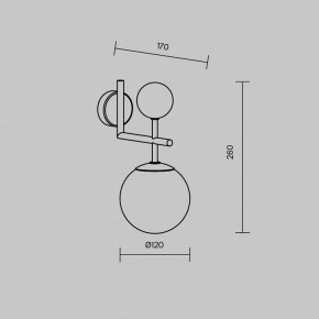 Бра Maytoni Museo MOD436WL-01BS в Тюмени - tumen.ok-mebel.com | фото 4