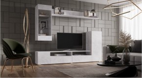 ДАЛЛАС Гостиная (модульная) цемент светлый в Тюмени - tumen.ok-mebel.com | фото