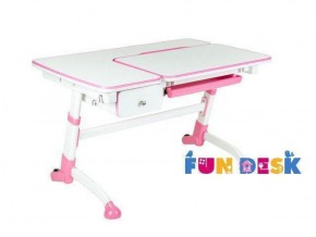 Парта-трансофрмер Amare Pink с выдвижным ящиком в Тюмени - tumen.ok-mebel.com | фото 2