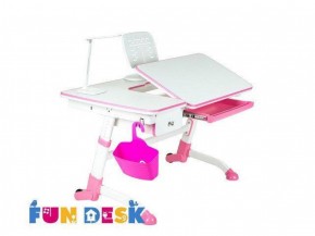 Парта-трансофрмер Amare Pink с выдвижным ящиком в Тюмени - tumen.ok-mebel.com | фото 3