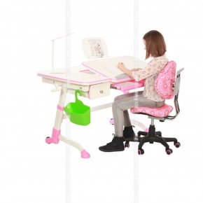 Парта-трансофрмер Amare Pink с выдвижным ящиком в Тюмени - tumen.ok-mebel.com | фото 4