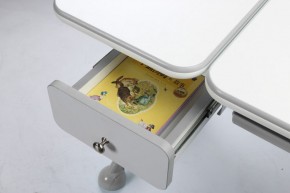 Парта-трансформер Amare II Grey с надстройкой и выдвижным ящиком в Тюмени - tumen.ok-mebel.com | фото 4