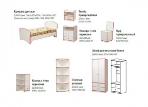 Набор мебели для детской Юниор-10 (с кроватью 800*1600) ЛДСП в Тюмени - tumen.ok-mebel.com | фото 2