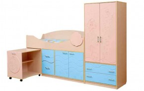 Набор мебели для детской Юниор -12.2 (700*1860) МДФ матовый в Тюмени - tumen.ok-mebel.com | фото
