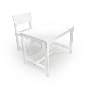 Детский растущий комплект стол и стул Я САМ "Лофт" (Белый, Белый) в Тюмени - tumen.ok-mebel.com | фото