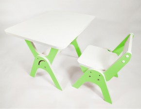 Детский растущий стол-парта и стул Я САМ "Умка" (Зеленый) в Тюмени - tumen.ok-mebel.com | фото