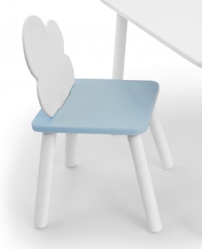 Детский стул Облачко (Белый/Голубой/Белый) в Тюмени - tumen.ok-mebel.com | фото 1