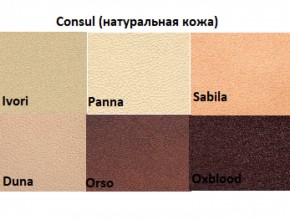 Диван двухместный Алекто Consul натуральная кожа в Тюмени - tumen.ok-mebel.com | фото 5