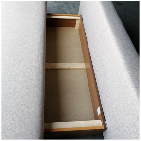 Диван-кровать Комфорт без подлокотников BALTIC AZURE (2 подушки) в Тюмени - tumen.ok-mebel.com | фото 6