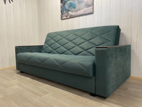 Диван Престиж-15 (НПБ+МДФ) велюр Sensey bottle green в Тюмени - tumen.ok-mebel.com | фото 3