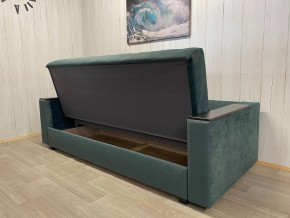 Диван Престиж-15 (НПБ+МДФ) велюр Sensey bottle green в Тюмени - tumen.ok-mebel.com | фото 5