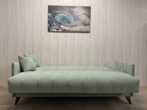 Диван Престиж-3 (НПБ) велюр Sensey mist green в Тюмени - tumen.ok-mebel.com | фото 3