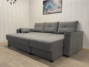 Диван угловой Комфорт-3 (НПБ+МДФ) велюр Galaxy Lite 26 в Тюмени - tumen.ok-mebel.com | фото 3