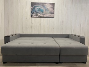Диван угловой Комфорт-3 (НПБ+МДФ) велюр Galaxy Lite 26 в Тюмени - tumen.ok-mebel.com | фото 4