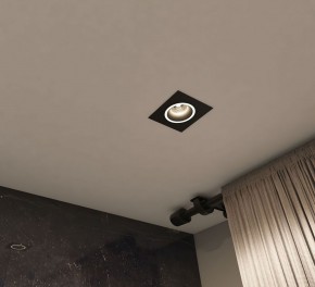 DK2061-BK Встраиваемый светильник IP 20, до 15 Вт, GU10, LED, черный, алюминий в Тюмени - tumen.ok-mebel.com | фото 4