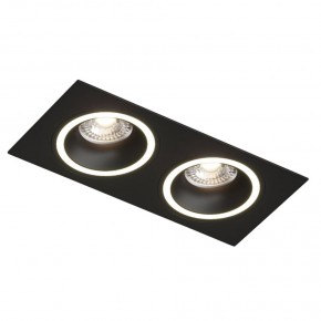 DK2062-BK Встраиваемый светильник, IP 20, до 15 Вт, GU10, LED, черный, алюминий в Тюмени - tumen.ok-mebel.com | фото