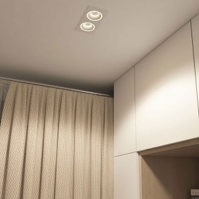 DK2062-WH Встраиваемый светильник, IP 20, до 15 Вт, GU10, LED, белый, алюминий в Тюмени - tumen.ok-mebel.com | фото 4