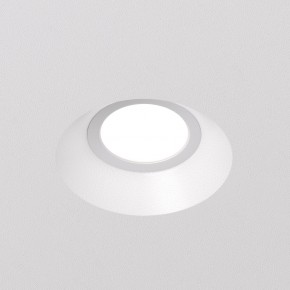 DK2081-WH Встраиваемый точечный светильник для натяжных ПВХ потолков INVIZ, IP 20, до 9 Вт, GU10, LED, белый, ABS-пластик в Тюмени - tumen.ok-mebel.com | фото
