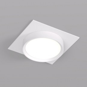 DK2091-WH Встраиваемый светильник FLAT, IP 20, до 15 Вт, GX53, LED, белый, алюминий в Тюмени - tumen.ok-mebel.com | фото