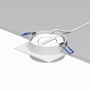 DK2091-WH Встраиваемый светильник FLAT, IP 20, до 15 Вт, GX53, LED, белый, алюминий в Тюмени - tumen.ok-mebel.com | фото 4