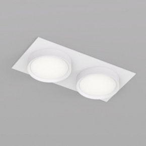 DK2092-WH Встраиваемый светильник FLAT, IP 20, до 15 Вт, GX53, LED, белый, алюминий в Тюмени - tumen.ok-mebel.com | фото 2