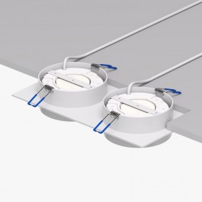 DK2092-WH Встраиваемый светильник FLAT, IP 20, до 15 Вт, GX53, LED, белый, алюминий в Тюмени - tumen.ok-mebel.com | фото 4